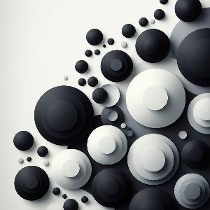 minimalist abstract art with arcs and circles (4)